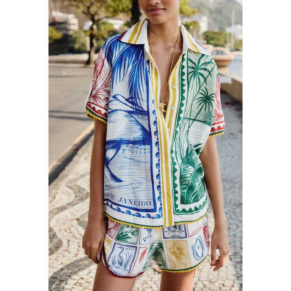 Multicolor Brasil Vintage Shirt
